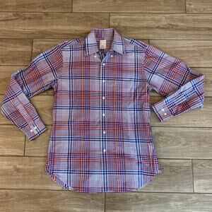 Vintage Brooks Brothers Regent Makers Shirt Men Size Medium USA Colors Preppy